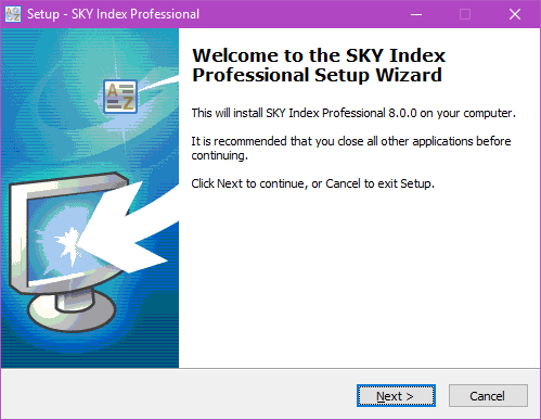 SKY Index 8.0 Installer